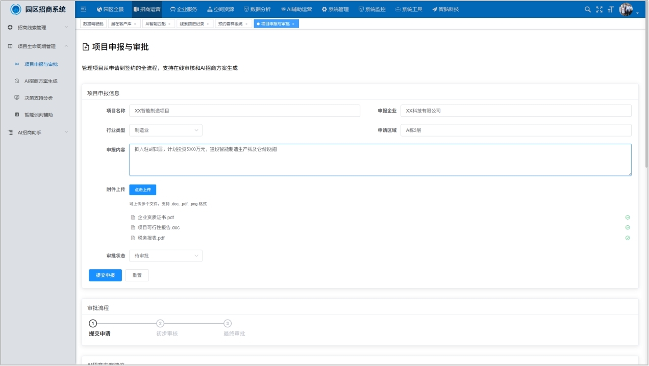 数据驾驶舱示意图