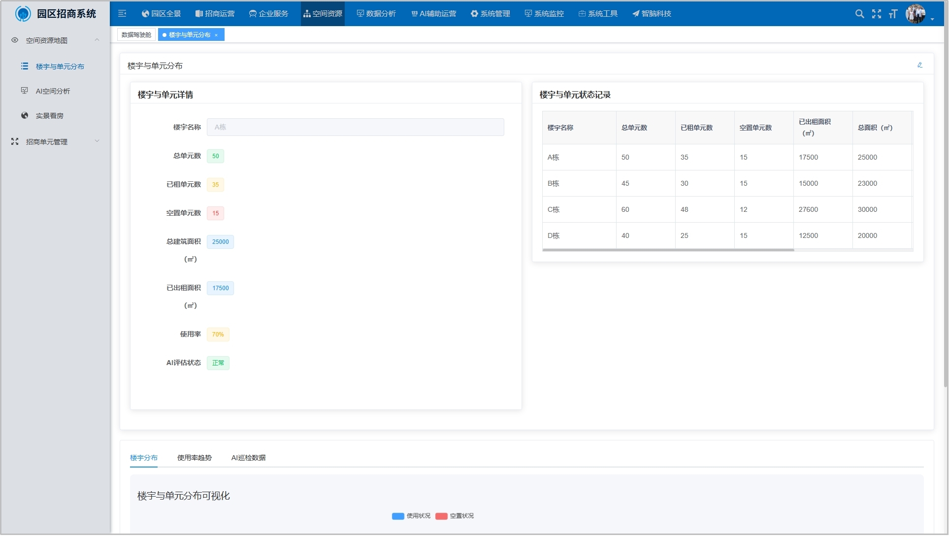 空间资源地图示意图